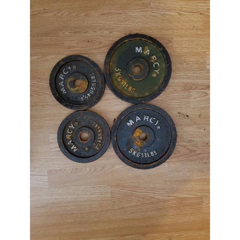 Marcy 2x5kg, 2 x 2.5kg