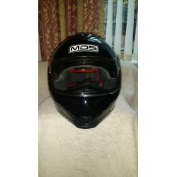 Brand new Gloss Black flip helmet made by AVG