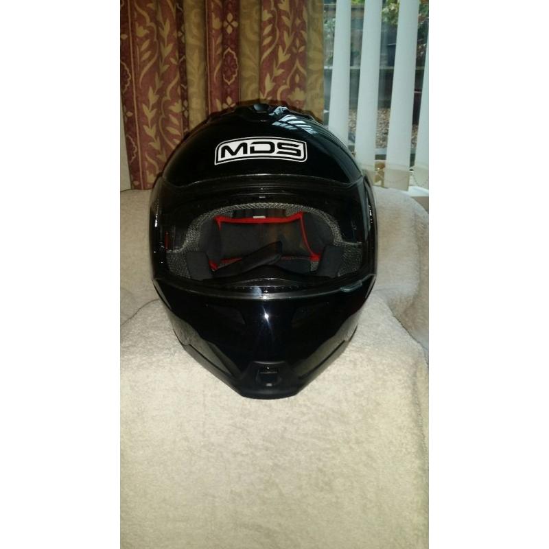 Brand new Gloss Black flip helmet made by AVG