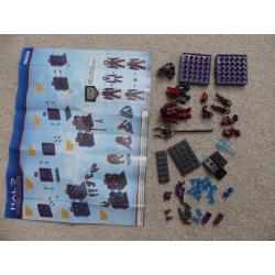 9 Mega Bloks Halo Toy Sets (Used) - each with instructions