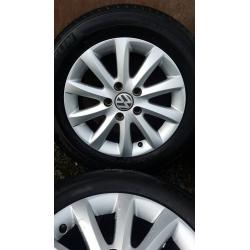 Vw golf 15inch alloys with matching Michelin tyres