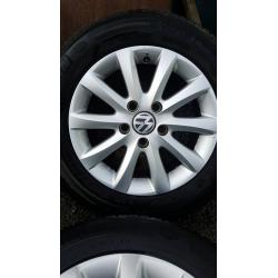 Vw golf 15inch alloys with matching Michelin tyres
