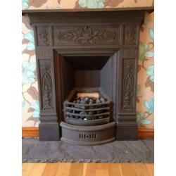 Cast iron fire place 100+ yr old
