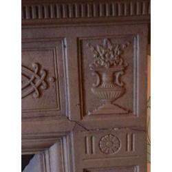 Cast iron fire place 100+ yr old