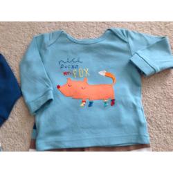 MOTHERCARE 2 pair of mix & match Pyjamas in great condition age 3-6 months