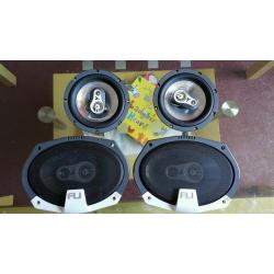 2x car stereos and speakers