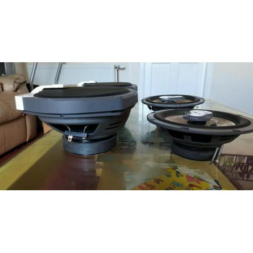 2x car stereos and speakers