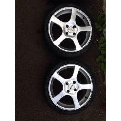 Ford 17" DOTZ alloys with new 205 40 17 tyres . 4x108. Rs turbo?