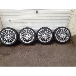 O.Z Racing Superturismo. 17" 4x108 . Ford fitting . RS Turbo?