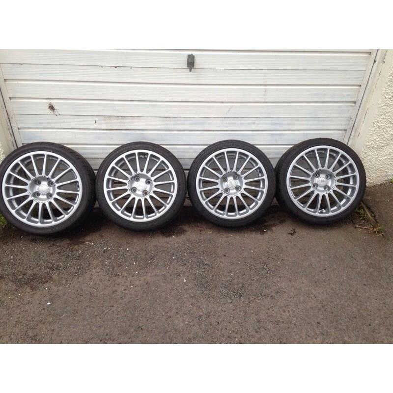 O.Z Racing Superturismo. 17" 4x108 . Ford fitting . RS Turbo?