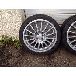 O.Z Racing Superturismo. 17" 4x108 . Ford fitting . RS Turbo?