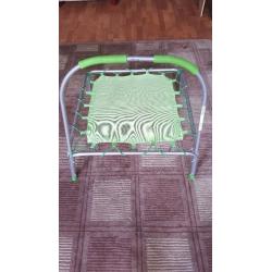 Green toddler trampoline