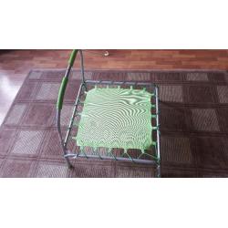 Green toddler trampoline