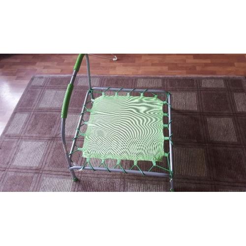Green toddler trampoline