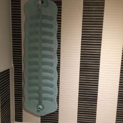 Bubble bath mat used
