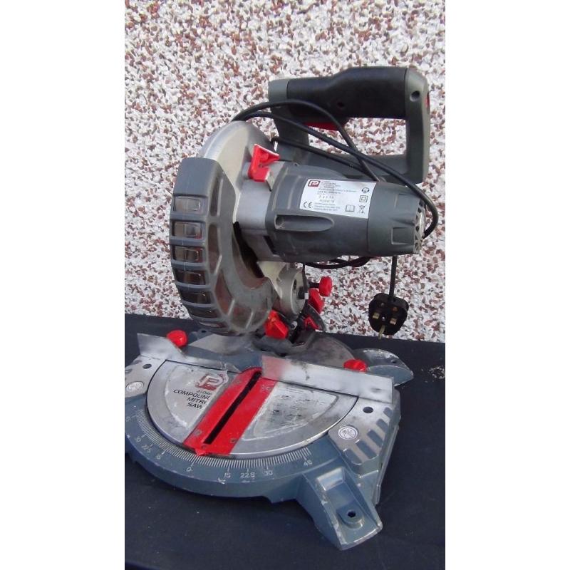 Compound mitre saw 210 mm ,1400 watt with laser