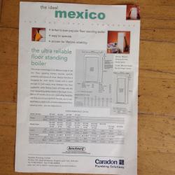 Ideal Mexico gas central heating boiler