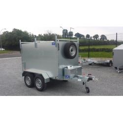 TWIN WHEEL BOX TRAILER 7x4x4 WITH BRAKES