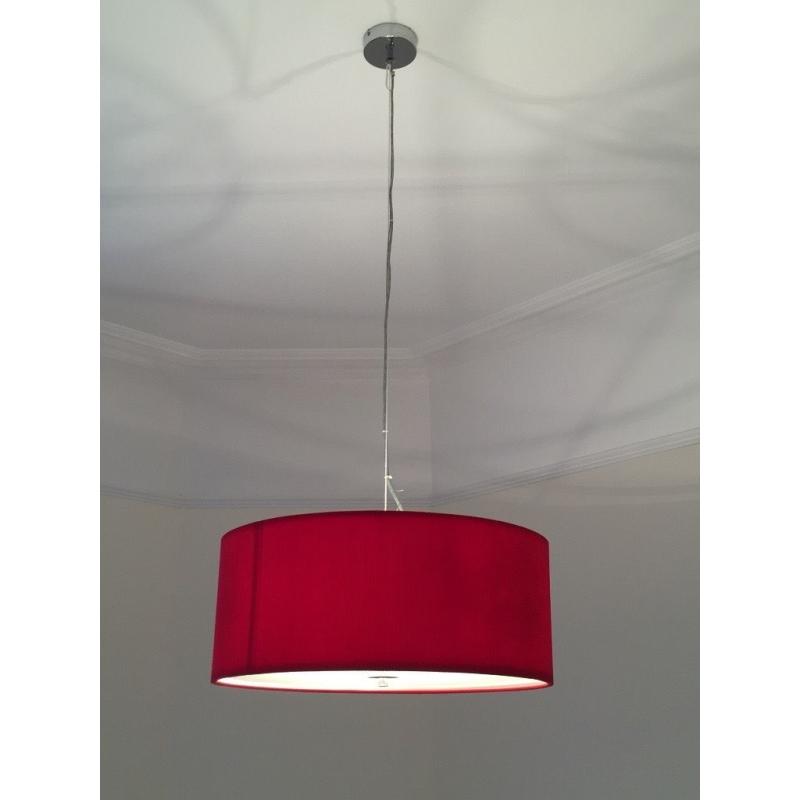Red Ceiling Pendant Light