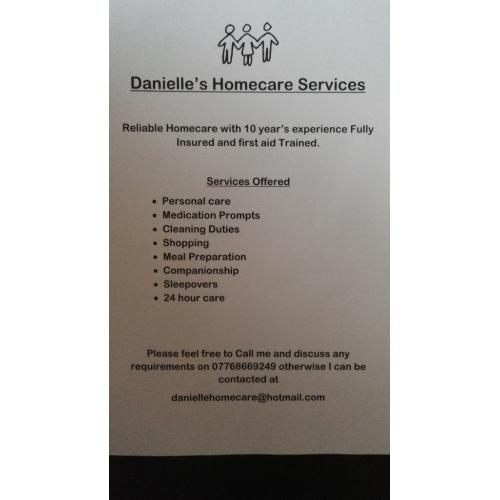 homehelp/HomeCare available