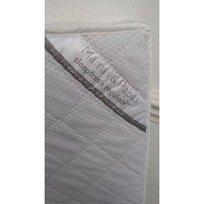 2 x Cot Mattress (Mamas and Papas) - Free