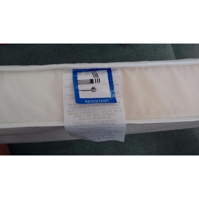 2 x Cot Mattress (Mamas and Papas) - Free