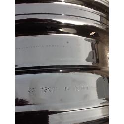 Set of 4 brand new steel wheels