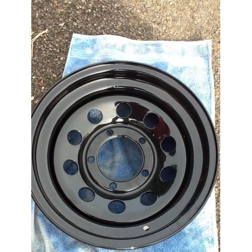 Set of 4 brand new steel wheels