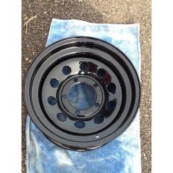 Set of 4 brand new steel wheels