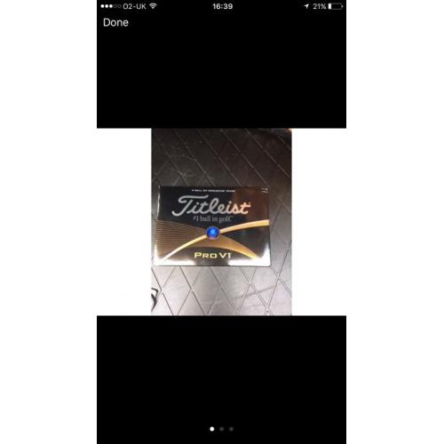 Titleist pro v1s