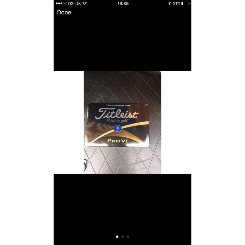 Titleist pro v1s