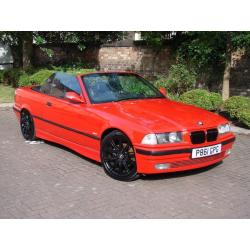 EXCELLENT EXAMPLE!! 1996 BMW 3 SERIES 2.8 328i 2dr CONVERTIBLE, FULL LEATHER, LONG MOT, M3 EXTRAS