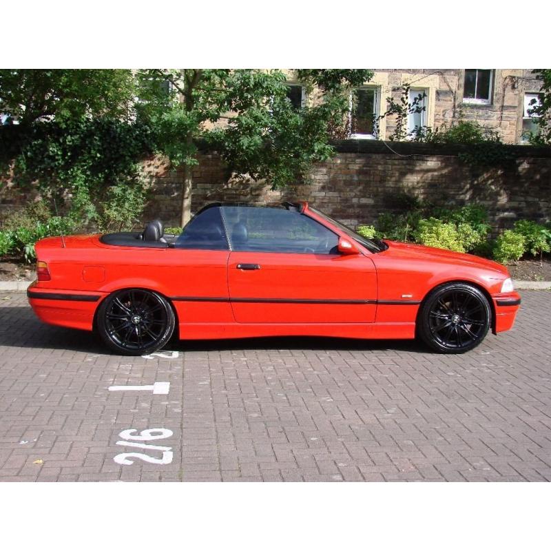 EXCELLENT EXAMPLE!! 1996 BMW 3 SERIES 2.8 328i 2dr CONVERTIBLE, FULL LEATHER, LONG MOT, M3 EXTRAS