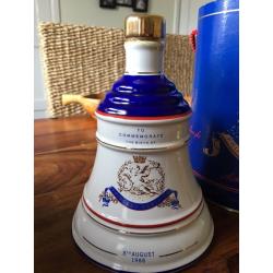 Collectors sealed bells princess Beatrice decanter