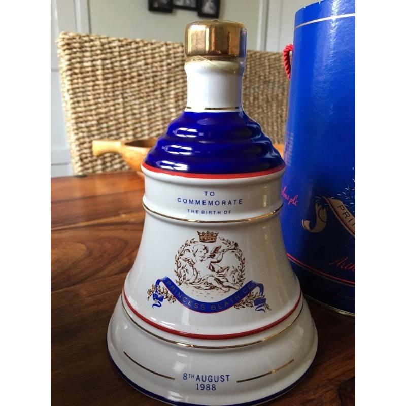 Collectors sealed bells princess Beatrice decanter