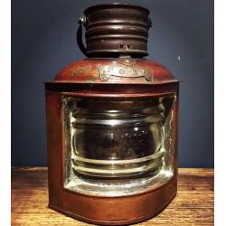 Antique nautical copper&brass ship lantern