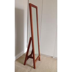 Habitat freestanding real wood mirror