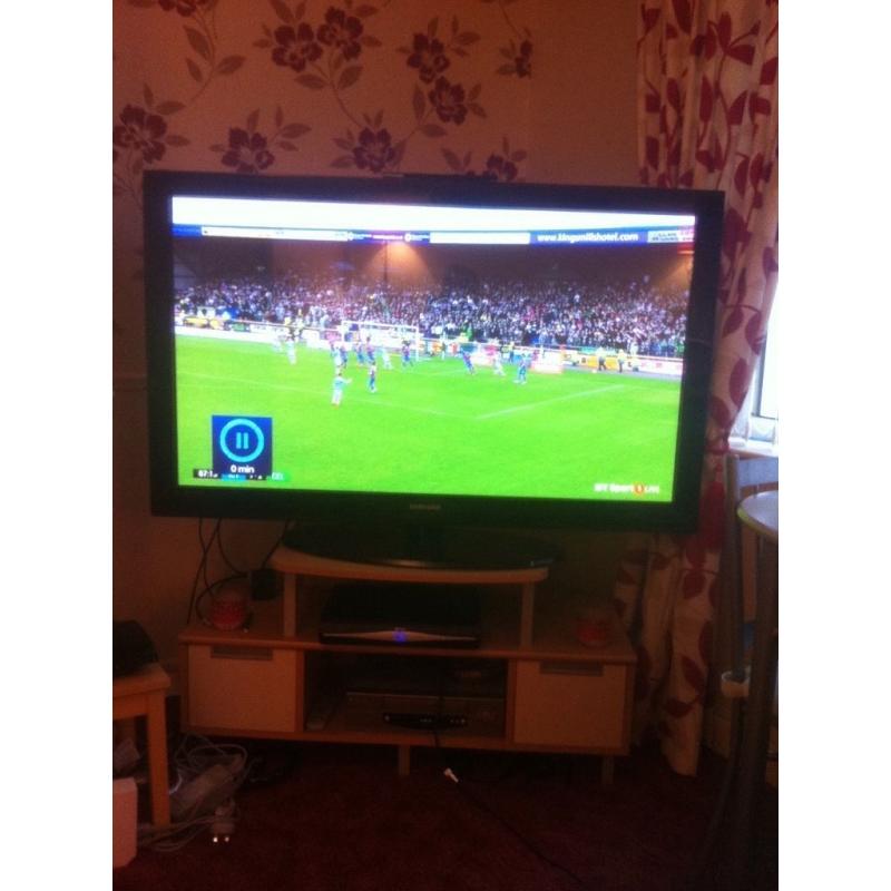 Samsung 50inch plasma display TV excellent working order pick up saltcoats only