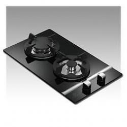 30cm two burner gas hob