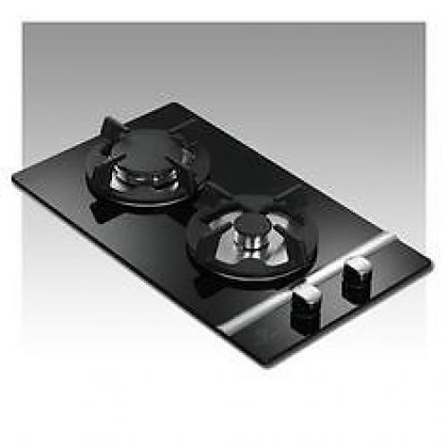 30cm two burner gas hob