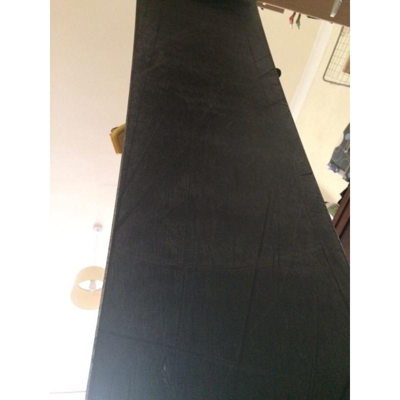 152cm snowboard binding and shoes