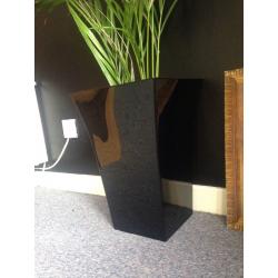 Large plastic plant pot