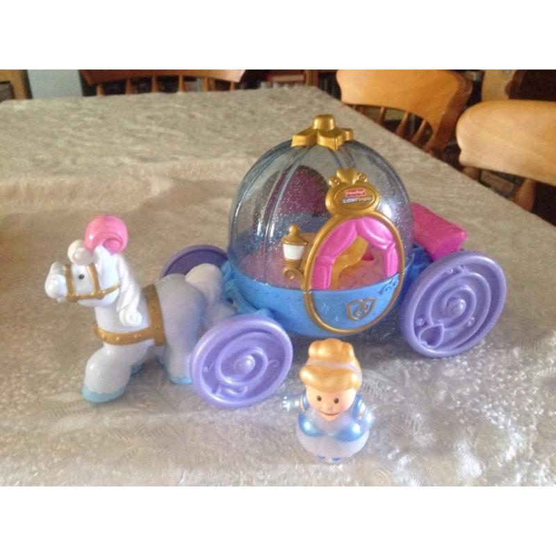 Fisher Price Little People Princess Cinderella Coach