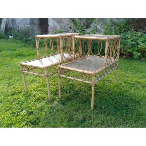 Pair of matching bedside tables