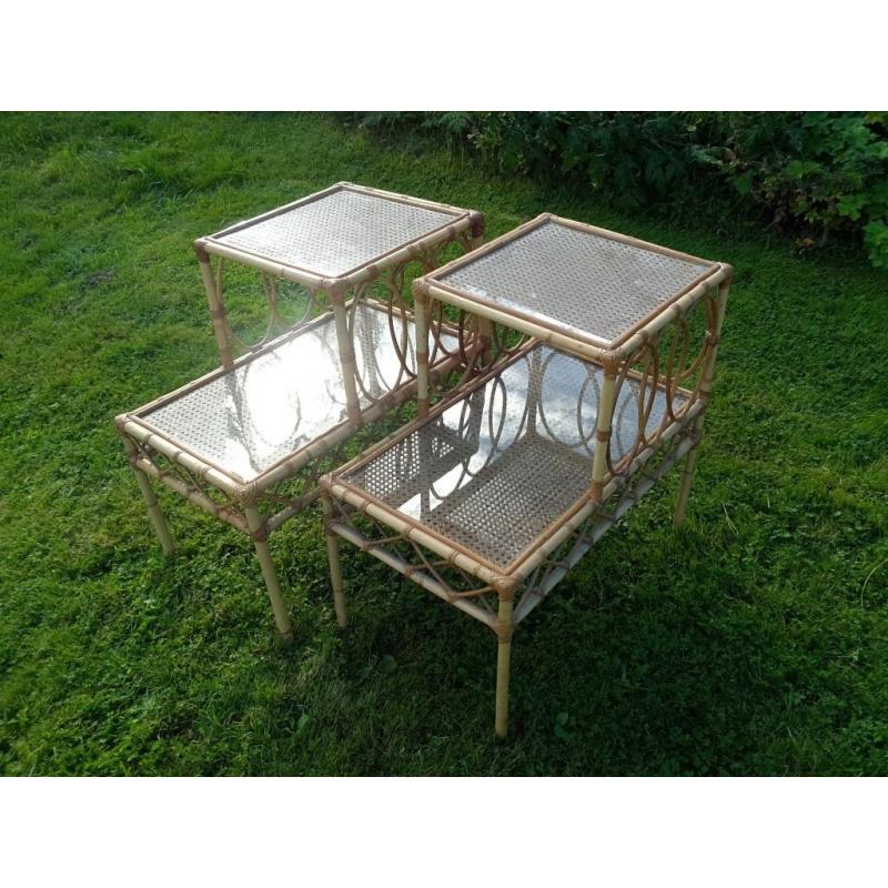 Pair of matching bedside tables