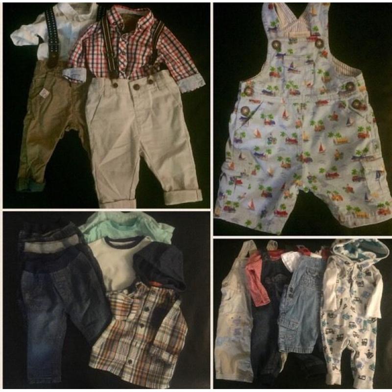 3-6 month Baby Boy Clothes Bundle (including Next, Mothercare, M&Co, Jo Jo Maman Bebe, Blue Zoo)