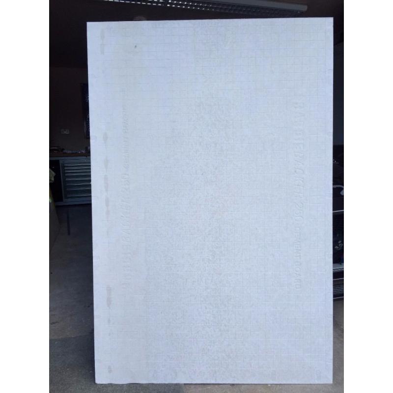 16no. Cement fibre board. HardieBacker 6x800x1200mm