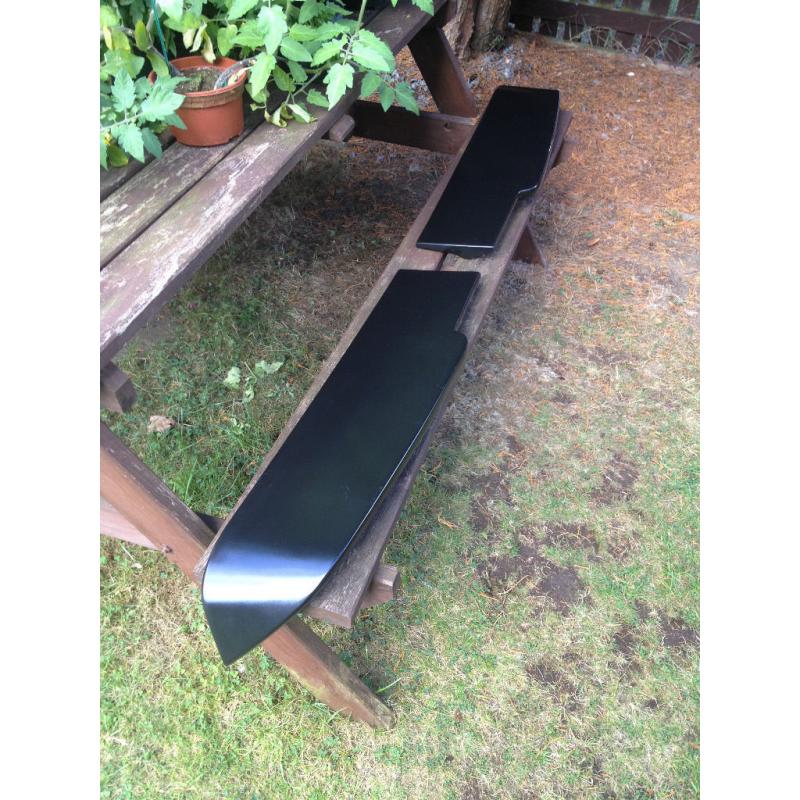 VW TRANSPORTER T5 SPOILER (BARN DOOR) BLACK