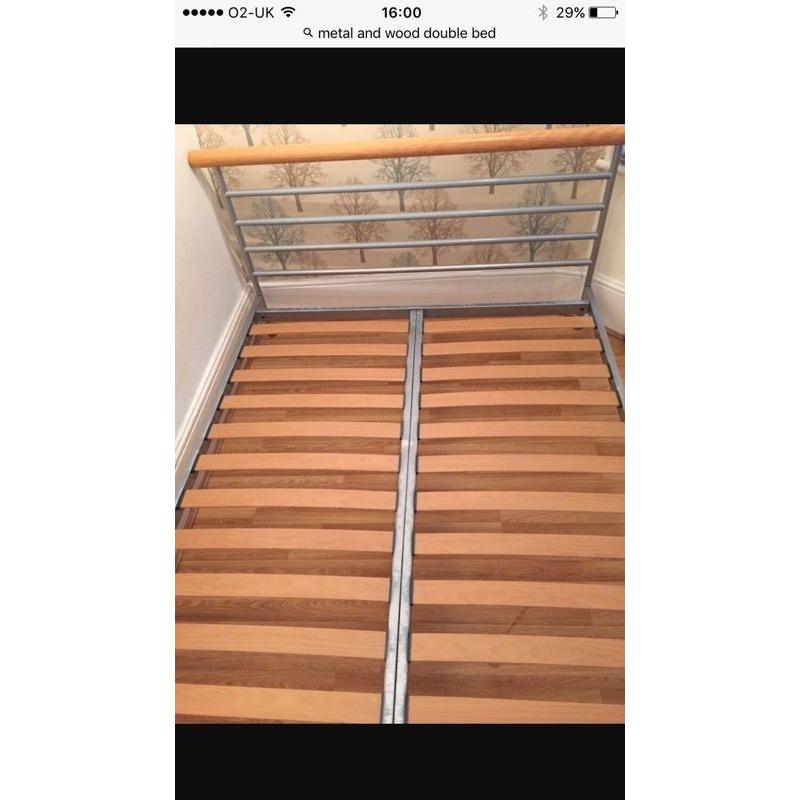 Marks and Spencer's double bed with mattress!!!!!