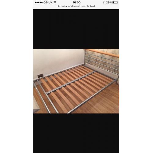 Marks and Spencer's double bed with mattress!!!!!